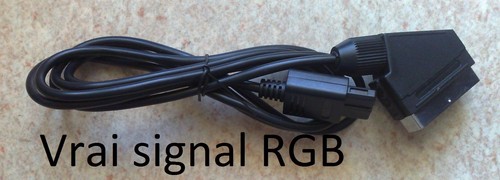 Câble vidéo rgb pour - câble,