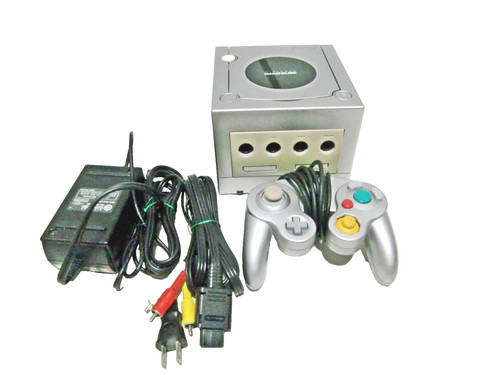 Nintendo gamecube argento